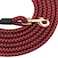 Shorven Nylon Strong Dog Rope Lead Leash Training Dog Lead with Soft Handle 620 FT Long RedBlack Dia05 15FT