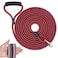 Shorven Nylon Strong Dog Rope Lead Leash Training Dog Lead with Soft Handle 620 FT Long RedBlack Dia05 15FT