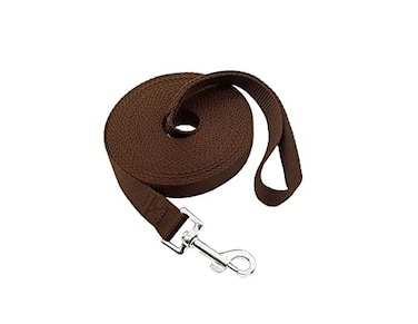 MANDAO Nylon Training Dog Leash for Small Medium Large Dogs 15ft 20ft 30ft 50ft Long Leash DogPuppy Lead for Obedience Recall Training Camping 1 x 30ft Brown