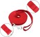 PETGOGO 15ft 20ft 30ft 40ft 50ft Long DogPuppy Lead Obedience Recall Training Dog Leashes for Small Medium Dogs Camping Training Play or Backyard 15 FT Red