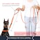 PLUTUS PET Plutus Pet Dog Leash 6ft LongTraffic Padded Two HandleHeavy DutyReflective Double Handles Lead for Control Safety TrainingLeashes for Large Dogs or Medium DogsDual Handles LeadsOrange
