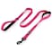 Primal Pet Gear Dog Leash 6ft LongTraffic Padded Two HandleHeavy DutyReflective Double Handles Lead for Control Safety TrainingLeashes for Large Dogs or Medium DogsDual Handles LeadsPink