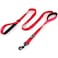 Primal Pet Gear Dog Leash 6ft LongTraffic Padded Two HandleHeavy DutyReflective Double Handles Lead for Control Safety TrainingLeashes for Large Dogs or Medium DogsDual Handles LeadsRed