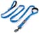 Primal Pet Gear Dog Leash 8ft Long Blue Traffic Padded Two Handle Heavy Duty Double Handles Lead for Control Safety Training Leashes for Large Dogs or Medium Dogs Dual Handles Leads