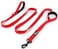 Primal Pet Gear Dog Leash 8ft Long RED Traffic Padded Two Handle Heavy Duty Double Handles Lead for Control Safety Training Leashes for Large Dogs or Medium Dogs Dual Handles Leads