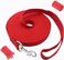 SALO Nylon Training Dog Leash for Small Medium Large Dogs 1 Inch Wide 20ft 30ft 40ft 50ft Long Leash DogPuppy Lead for Obedience Recall Training Camping or Backyard 20 Foot Red