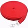 SALO Nylon Training Dog Leash for Small Medium Large Dogs 1 Inch Wide 20ft 30ft 40ft 50ft Long Leash DogPuppy Lead for Obedience Recall Training Camping or Backyard 20 Foot Red