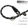 SEPXUFORE 20FT Long Slip Lead Dog Leash 12ft 30ft 50ft Reflective Rope Training Leash AntiChoking for Medium Dogs Small Puppy Pets Black
