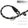 SEPXUFORE Long Slip Lead Dog Leash 1220 3050 FT Training Leash AntiChoking 13 Rope Reflective Long Line for Medium Dogs Small Puppy Pets 30ft Black