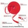 Siumouhoi DogPuppy Obedience Recall Training Agility Lead 15ft 20ft 30ft 50ft Training Leash Great for Play Camping or Backyard Red 15ft 15Feet Red