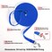 Siumouhoi DogPuppy Obedience Recall Training Agility Lead 30ft Long Training Leash34in Wide Great for Play Camping or BackyardBlue30 Feet