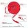 Siumouhoi DogPuppy Obedience Recall Training Agility Lead 15ft 20ft 30ft 40ft 50ft Training Leash Great for Play Camping or Backyard Red 50ft