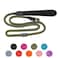 AaufiLux Strong Slip Rope Dog Training Leash 4ft Heavy Duty Durable Braided Nylon Lead with Rubber Stopper Padded Handle Large Medium Small Dogs No Pull Walking Purple 12 x 4ft