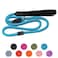 AaufiLux Strong Slip Rope Dog Training Leash 6ft Heavy Duty Durable Braided Nylon Lead with Rubber Stopper Padded Handle No Pull Walking for Medium Large Dogs Blue 12 x 6ft