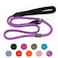 AaufiLux Strong Slip Rope Dog Training Leash 6ft Heavy Duty Durable Braided Nylon Lead with Rubber Stopper Padded Handle No Pull Walking for Medium Large Dogs Purple 12 x 6ft