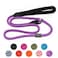 AaufiLux Strong Slip Rope Dog Training Leash 6ft Heavy Duty Durable Braided Nylon Lead with Rubber Stopper Padded Handle No Pull Walking for Medium Large Dogs Purple 12 x 6ft