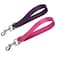 FURSDOLY Traffic Dog Leash Dogs Training Leash Short Pet Lead Pets Traffic Grab Handle Dog Grab Tab Training Tab Handle Nylon Short Dog Lead Rosered Purple