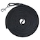Vivifying Long Dog Leash 32FT Floating Leash for Dog Training Lightweight Check Cord Rope for Outdoor Hiking Swimming Beach and Lake Black