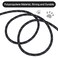 Vivifying Long Dog Leash 32ft Reflective Dog Training Leash for Outside and Yard Floating Long Line Lead with Soft Handle for Camping Hiking Swimming and Beach Black