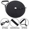 Vivifying Long Dog Leash 32ft Reflective Dog Training Leash for Outside and Yard Floating Long Line Lead with Soft Handle for Camping Hiking Swimming and Beach Black