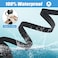 Vivifying Waterproof Dog Leash 32FT Long Leash Durable Dog Recall Training Lead Great for Outdoor Hiking Training Yard BeachLake and SwimmingBlack