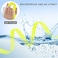Qiaosite Waterproof Long Leash Durable Dog Recall Training Lead Great for Outdoor Hiking Training Yard Beach and Swimming Yellow 30ft