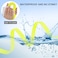 Qiaosite Waterproof Long Leash Durable Dog Recall Training Lead Great for Outdoor Hiking Training Yard Beach and Swimming Yellow 30ft