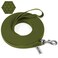 Wolfone 50ft Black Heavy Duty Robust Training Dog Leash with AntiSlip HandleWaterproof Long Dog Leash for Outdoor Activities