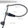 YUCFOREN 10FT 15FT 20FT Long Slip Lead Dog Leash 38 Thick Reflective Nylon Rope NoPull Training Lead Medium Large Dogs