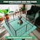FXW Washable Pee Pads for Dogs Puppy Pads with Super Absorbent Specifically Designed for RollickHomeplus 24inch 8 Panels Dog Playpen 63 Square Green 1 Pack