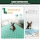 FXW Washable Pee Pads for Dogs Puppy Pads with Super Absorbent Specifically Designed for RollickHomeplus 24inch 8 Panels Dog Playpen 63 Square Green 1 Pack