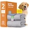 IMPROVIA Reusable Puppy Pad Waterproof ExtraAbsorbent Washable Pee Pad for Dog Training Whelping More Protect Your Floors Pet with QuickDrying Potty Pad Paws Hearts Small 18x24