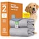 IMPROVIA Reusable Puppy Pad Waterproof ExtraAbsorbent Washable Pee Pad for Dog Training Whelping More Protect Your Floors Pet with QuickDrying Potty Pad Paws Hearts Small 18x24