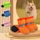 BECHANMIG Dog Shoes Breathable Mesh BootsSummer Breathable Dog Boots Nonslip Sole Paw Protector for Small Medium DogsMPink