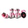 Zunea ZUNEA Small Dog Shoes for Hot Pavement Summer Breathable Mesh Boots Adjustable Non Slip Zipper Pet Dogs Booties White PU Paw Protector Pink 4