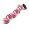 Zunea ZUNEA Small Dog Shoes for Hot Pavement Summer Breathable Mesh Boots Adjustable Non Slip Zipper Pet Dogs Booties White PU Paw Protector Pink 4