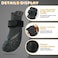 Nanaki Dog Socks for Puppy Small Medium Senior Dogs AntiSlip Dog Grip Socks with Rubber Fix Straps