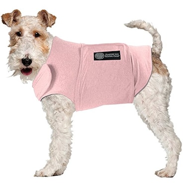 American Kennel Club Anti Anxiety and Stress Relief Calming Coat for Dogs Extra Large Pink