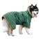 Periflowin Dog Drying Coat Bathrobe Towel Microfibre Material Fast Drying Super Absorbent Dog Bath Robe Pet Quick Drying Moisture Absorbing with Adjustable Collar and Waist Green