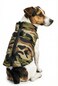 DroolingDog Dog Winter Jacket Camo Waterproof Coat Dog Camouflage Costume for Small Dogs Medium Army Green