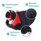 Gooby Padded Vest Dog Jacket Purple Medium Warm Zip Up Vest Fleece Jacket with Dual D Ring Leash Water Resistant for Small to Medium Dogs