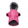 LESYPET Dog Coat for Small Dogs Windproof Doggie Puffer Jacket with Leash Hole Extra Warm Dog Jacket Winter Coat Pink XXL