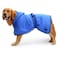 NACOCO Dog Bathrobe Towel Microfiber Pet Drying Moisture Absorbing Towels Coat for Dog and Cat XL Blue