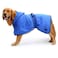 NACOCO Dog Bathrobe Towel Microfiber Pet Drying Moisture Absorbing Towels Coat for Dog and Cat XL Blue