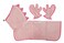 Pawyee Super Soft FastDrying Dog Towel Set for Cold Weather Beach Pool Adjustable Microfiber Bath Robe with Drying Gloves for Cats and Dogs XLarge Pink Dino