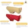 Queenmore Warm Dog Coat Cold Weather Puffer Dog Jacket Ultra Thick Plush Lining with Storage Pockets Red Small