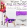 ThinkPet Dog Cold Weather Coats Cozy Waterproof Windproof Reversible Winter Dog Jacket Thick Padded Warm Coat Reflective Vest Clothes for Puppy Small Medium Large Dogs