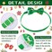Saintrygo 50 Piece Christmas Pet Bow Tie Collar Set Includes 25 Neckties and 25 Bow Ties Adjustable for Dogs Cats Stylish Patterns