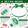 Saintrygo 50 Piece Christmas Pet Bow Tie Collar Set Includes 25 Neckties and 25 Bow Ties Adjustable for Dogs Cats Stylish Patterns