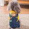 LaidaPets Dog Costume Clothes Cute Denim Overalls for Small Medium Pets Boy Girl Dogs Coats Jeans TShirts Sweatshirts